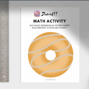 FREE Donut Activity Pack (english-spanish)